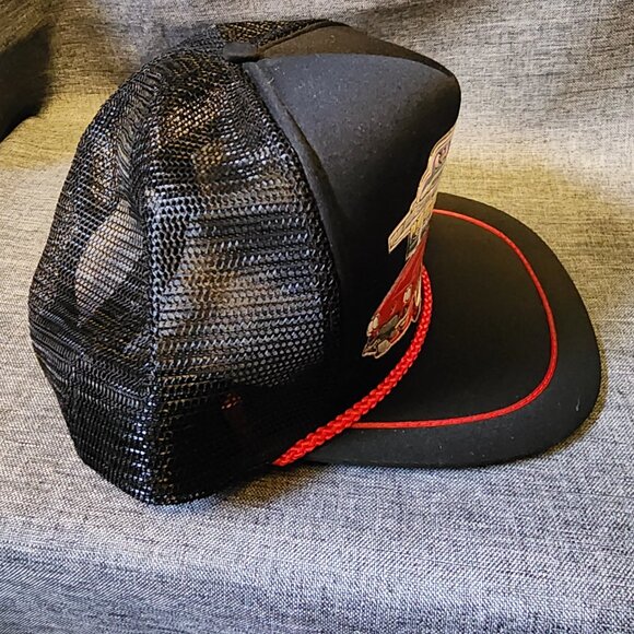 Vintage Autographix Kandi Tops Back w/ Red 58 Corvette Convertible Snapback Hat - Picture 5 of 8